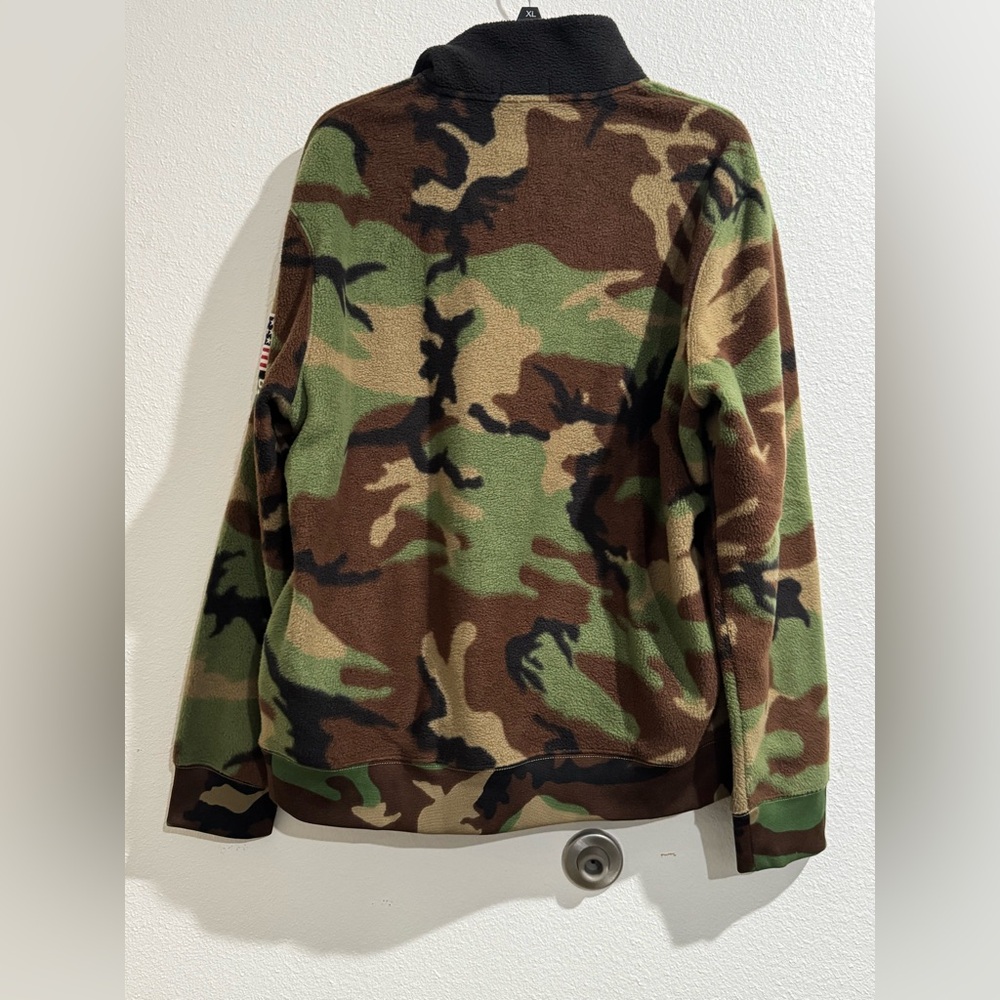 Camo Polo Quarter Zip - Picture 4 of 5